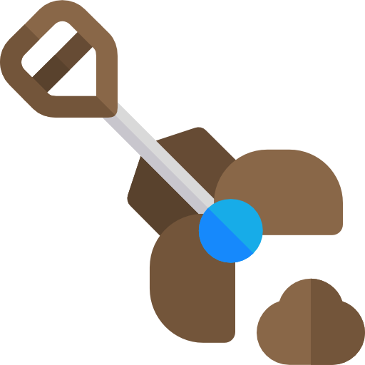 caca Basic Rounded Flat Icône