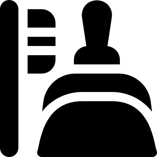 recogedor Basic Rounded Filled icono