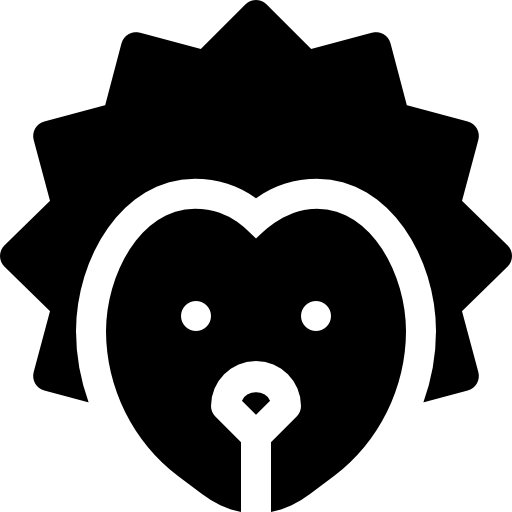 erizo Basic Rounded Filled icono