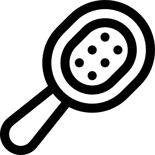 pettine Basic Rounded Lineal icona