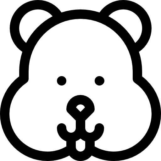 ハムスター Basic Rounded Lineal icon