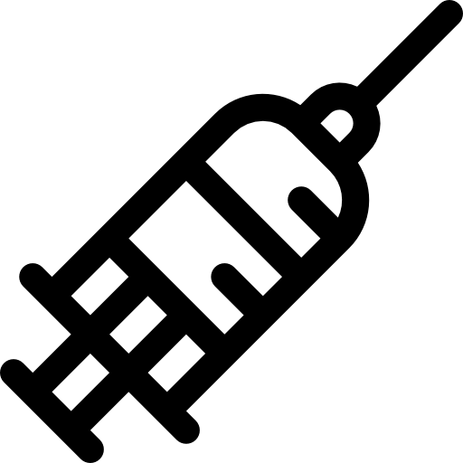 injection Basic Rounded Lineal Icône