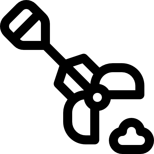 mierda Basic Rounded Lineal icono