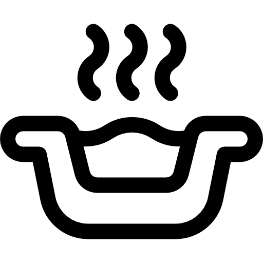 cestino dei rifiuti Basic Rounded Lineal icona