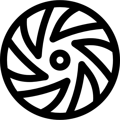 frisbee Basic Rounded Lineal icono