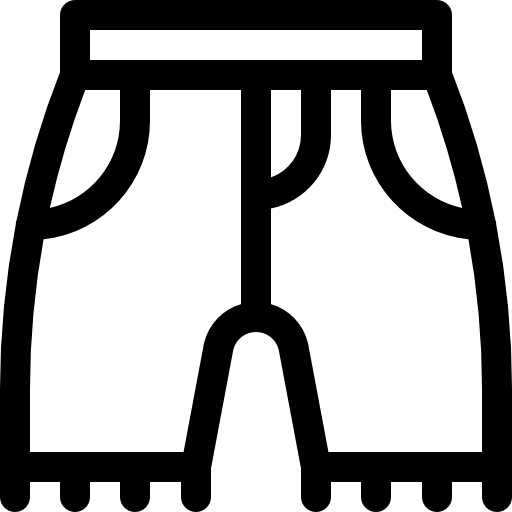 spodenki Basic Rounded Lineal ikona
