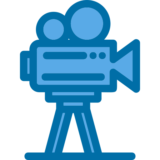 Video recording Generic Blue icon