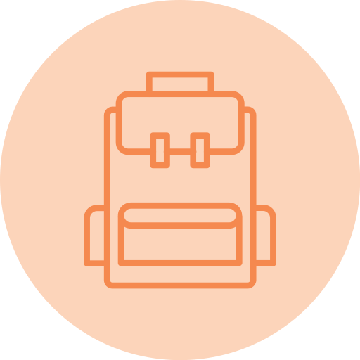 Backpack Generic Flat icon