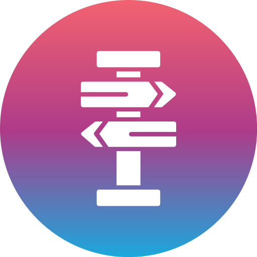 指向性 Generic Flat Gradient icon