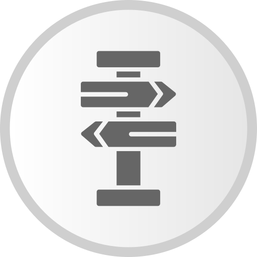 direccional Generic Grey icono