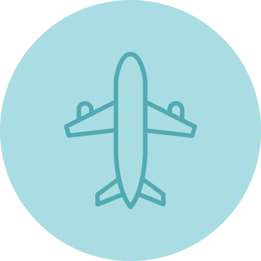 vliegtuig Generic Flat icoon