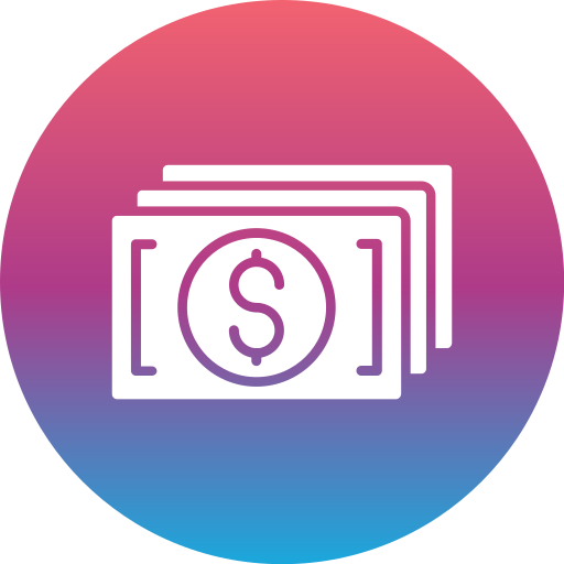 dinero Generic Flat Gradient icono