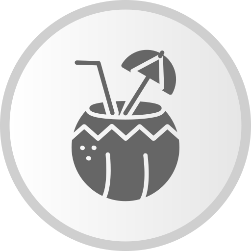 Coconut drink Generic Grey icon