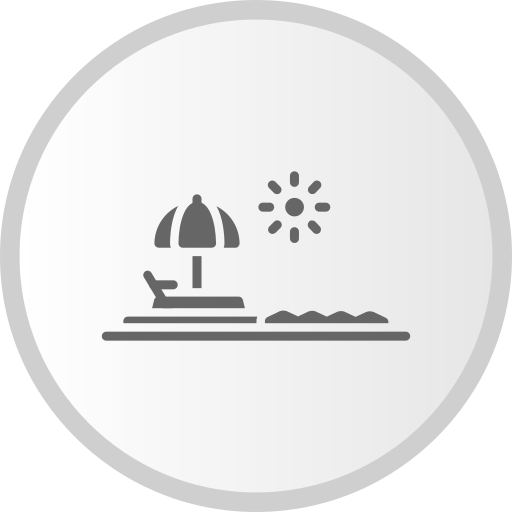 Beach Generic Grey icon