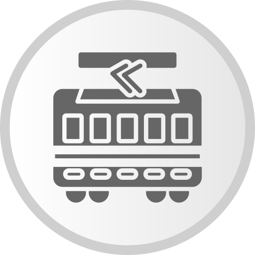 Tram Generic Grey icon