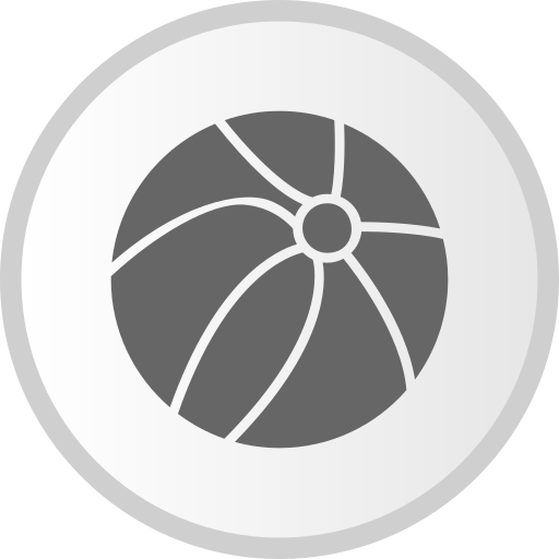 pelota de playa Generic Grey icono