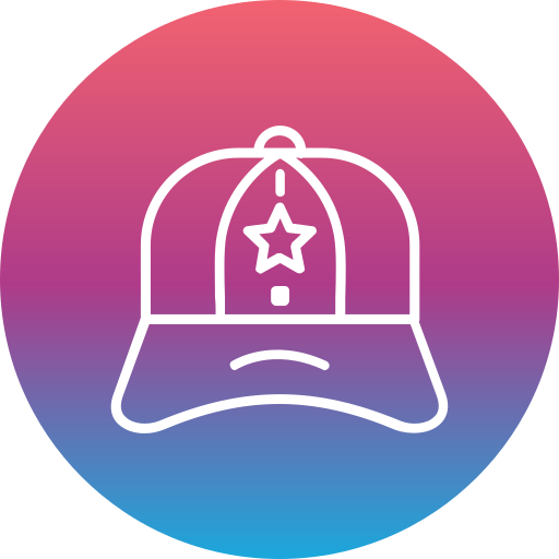 czapka Generic Flat Gradient ikona