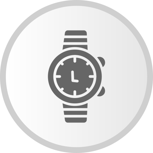 orologio da polso Generic Grey icona