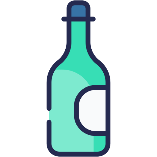 alcohol Generic Outline Color icoon
