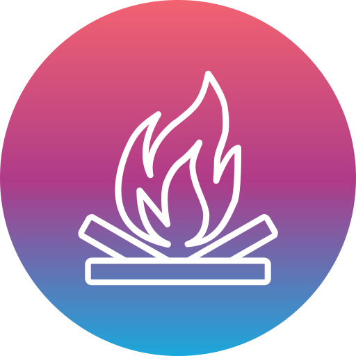 たき火 Generic Flat Gradient icon