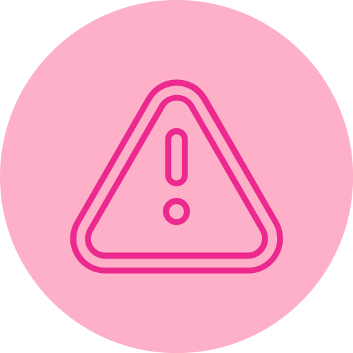 znak informujący o niebezpieczeństwie Generic Flat ikona