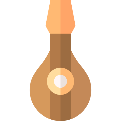 Mandolin Basic Straight Flat icon