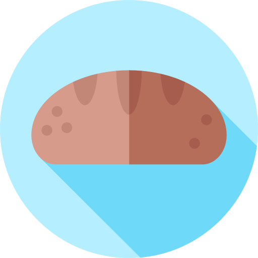 빵 Flat Circular Flat icon