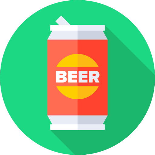 ビール缶 Flat Circular Flat icon
