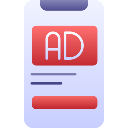 広告 Generic Flat Gradient icon