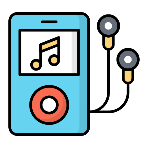 mp4 player Generic Outline Color icon