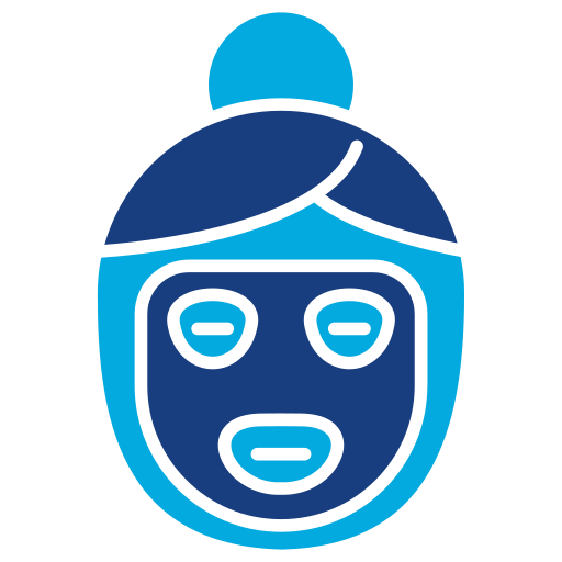 Facial mask Generic Blue icon