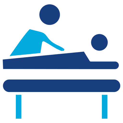 Massage therapist Generic Blue icon