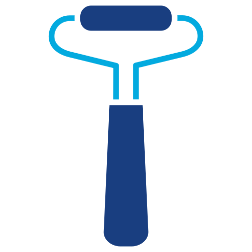 Skin roller Generic Blue icon