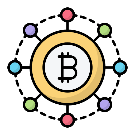 crypto Generic Outline Color Icône