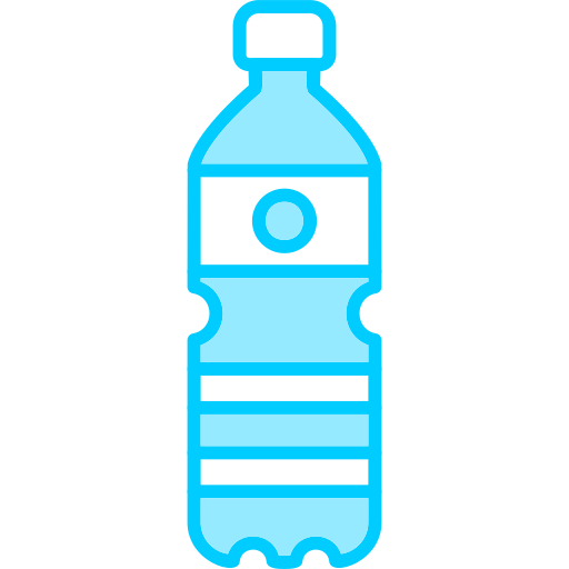 Icono de Botella de agua Generic Blue
