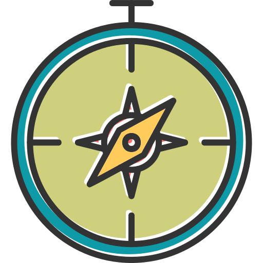 Compass Generic Color Omission icon