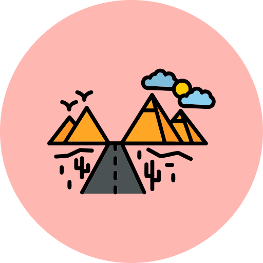 Desert Generic Outline Color icon