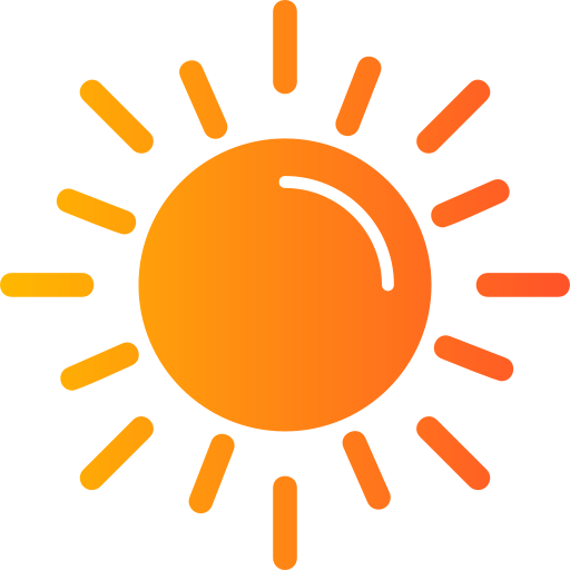 słońce Generic Flat Gradient ikona