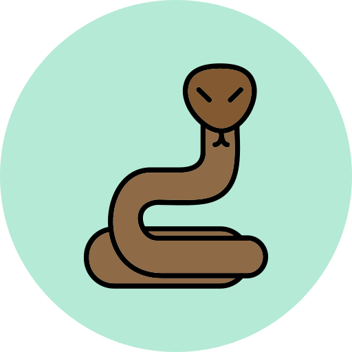 serpiente Generic Outline Color icono