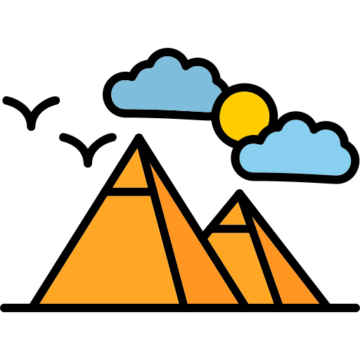 pirâmides Generic Outline Color Ícone