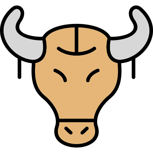 cráneo de toro Generic Outline Color icono