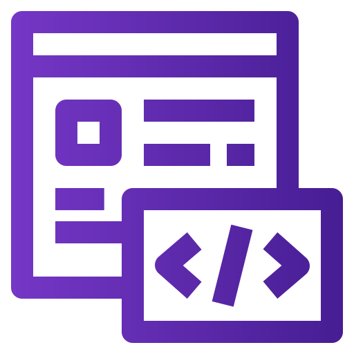 code Generic Gradient icoon
