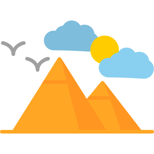 Пирамиды Generic Flat иконка