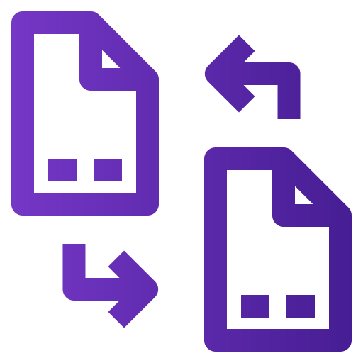 File transfer Generic Gradient icon