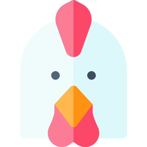 Rooster Basic Rounded Flat icon