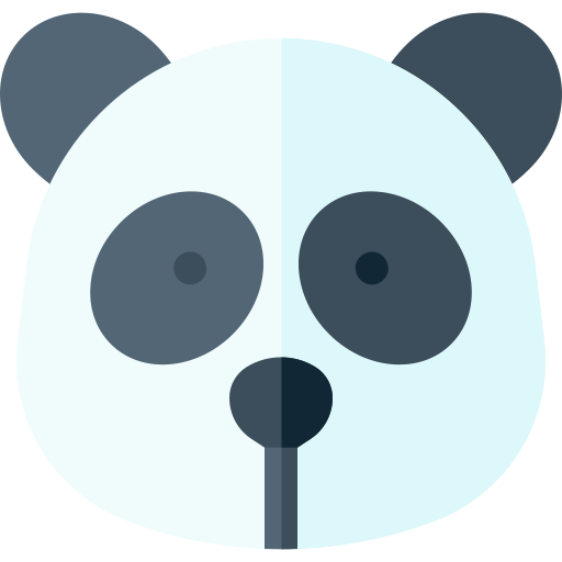 Panda Basic Rounded Flat icon