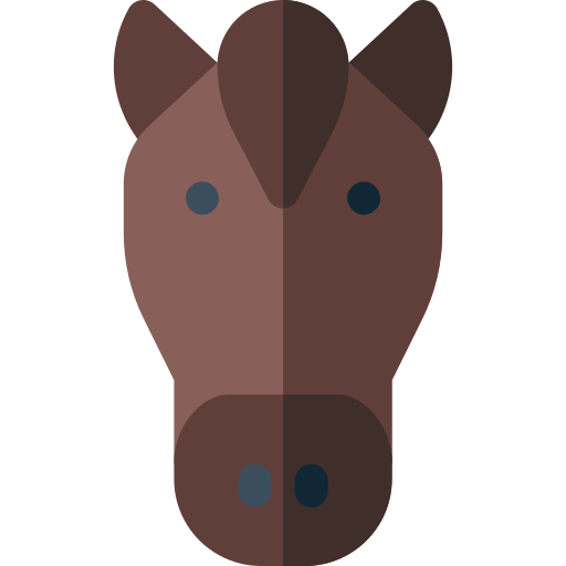 caballo Basic Rounded Flat icono