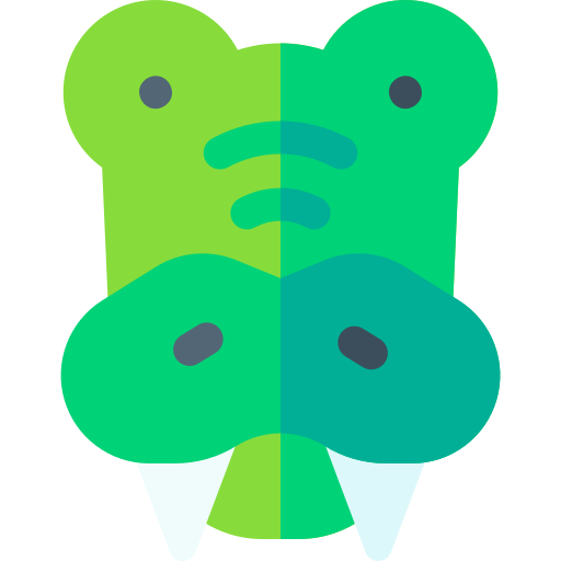krokodil Basic Rounded Flat icon