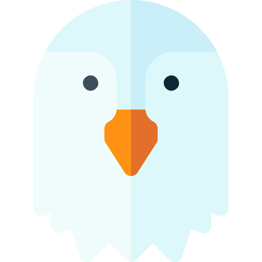 Águila Basic Rounded Flat icono