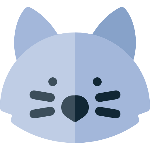 кошка Basic Rounded Flat иконка